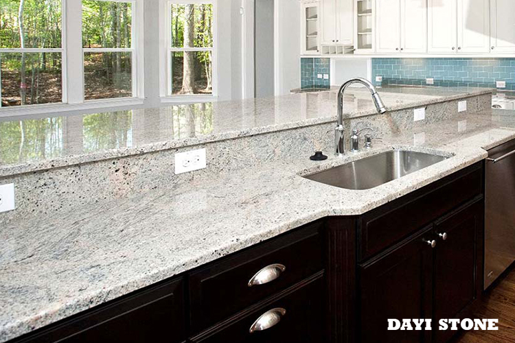 White Granite Countertops-Kashmir White Granite VanityTop - Dayi Stone